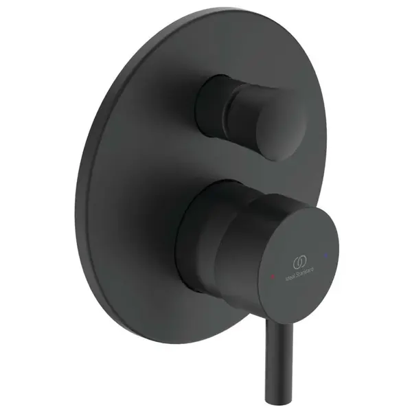 Ideal Standard CeraLine - Vanová baterie pod omítku s tělesem, černá A6939XG