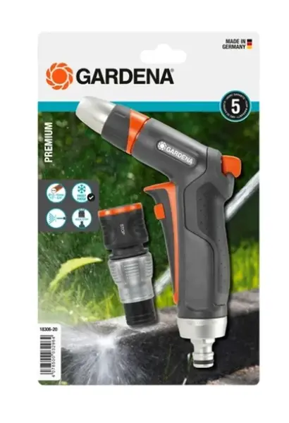 Gardena - Zavlažovací pistole Premium, 2 proudy, s připojovací sadou 18306-20
