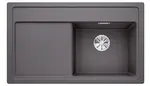 Blanco Zenar 45 - Silgranitový dřez, 86x51 cm, s ovládáním odtoku, InFino, šedá skála 523785