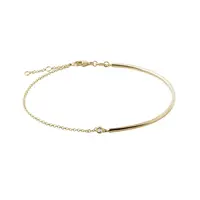 Náramok zo žltého zlata s diamantom KLENOTA