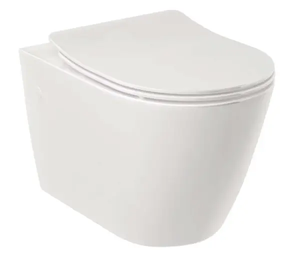 Kludi Resa R - Závěsné WC, Rimless, Spiralflush, lesklá bílá 23WCW0243