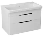 Sapho Ella - Umývadlová skrinka, 77x50x43 cm, 2 zásuvky, biela EL080-3030