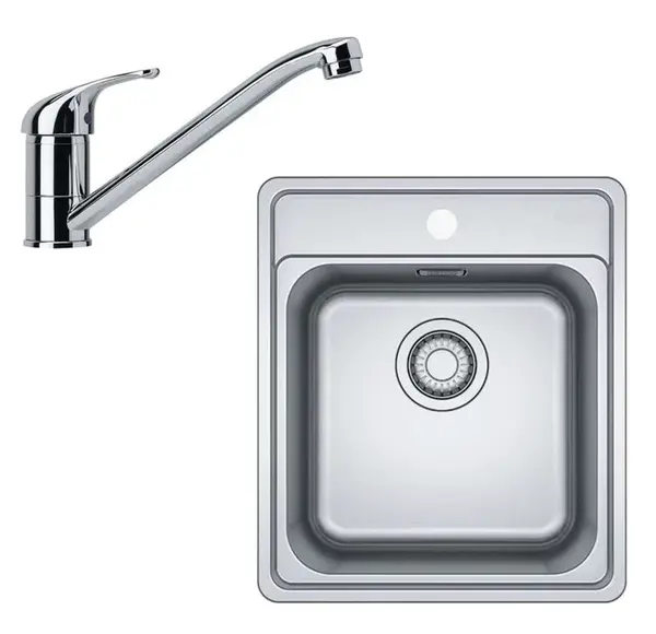 Franke Sety - Kuchynský set N88, nerezový drez BCX 610-42 a batéria FB 250.031, chróm 101.0700.671