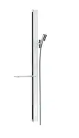 Hansgrohe Unica'E - Sprchová tyč 90 cm, so sprchovou hadicou, biela/chróm 27640400