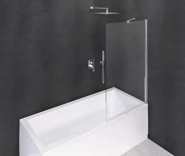 Polysan Modular Shower - Vanová zástěna jednodílná 75x150 cm, leštěný hliník/čiré sklo BMS1-75