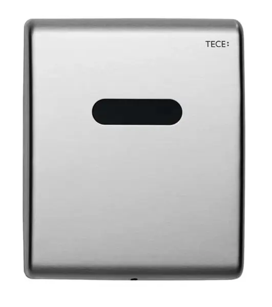 Tece TECEplanus - Elektronické ovládání splachování pisoáru, bateriové napájení, kartáčovaný nerez 9242350