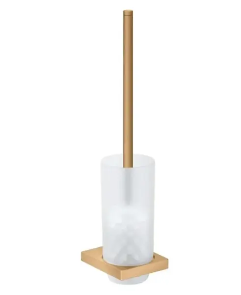 Keuco Edition 11 - WC kefa s držiakom, matné sklo/kefovaný bronz 11164039000