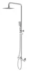 OMNIRES Y - Sprchový set s termostatom, 20x20 cm, chróm Y1244X/6/KCR
