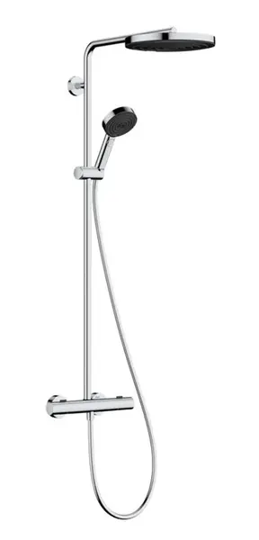 Hansgrohe Pulsify S Puro - Sprchový set s termostatom, priemer 26 cm, 3 prúdy, EcoSmart, chróm 24237000