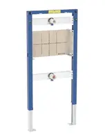 Geberit Duofix - Předstěnová instalace pro sprchu a vanu, výška 98-112 cm, nástěnná armatura pod omítku 111.780.00.2