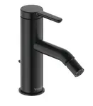 Duravit C.1 - Bidetová baterie s výpustí, matná černá C12400001046