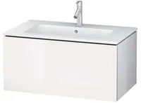 Duravit L-Cube - Umyvadlová skříňka 40x82x48 cm, 1 zásuvka, lesklá bílá LC614102222