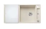 Blanco Axia III XL 6 - Silgranitový drez, 100x51 cm, s ovládaním odtoku a príslušenstvom, InFino, jemná biela 527051
