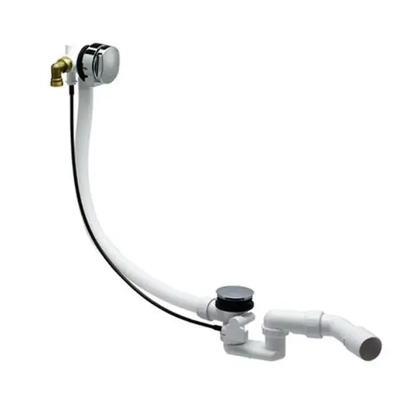 Laufen Pro - Vaňová odtoková a prepadová súprava s napúšťaním, chróm H2951110040001