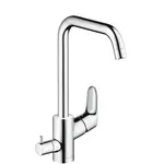 Hansgrohe Focus M41 - Páková dřezová baterie s uzavíracím ventilem, chrom 31823000