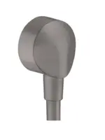 Hansgrohe Fixfit - Prípojka hadice E bez spätného ventilu, kefovaný čierny chróm 27454340