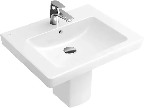 Villeroy & Boch Subway 2.0 - Umývadlo s prepadom, 65x47 cm, alpská biela 71136501
