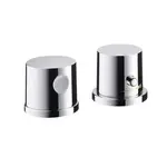 Axor Uno - Vrchná súprava termostatickej batérie na okraj vane, 2-otvorová inštalácia, chróm 38480000