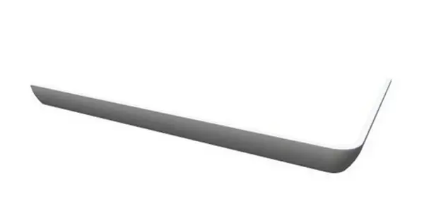 Ravak Galaxy Pro 10° - Čelný panel Asymetric Pro, 1200x900 mm, ľavý, bílá XA95G70101L