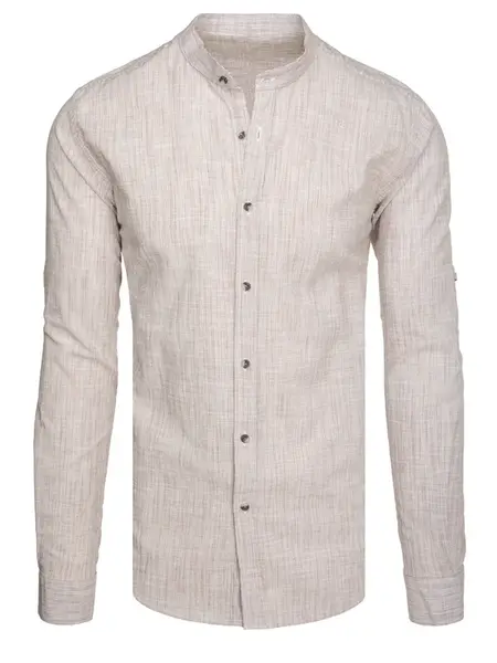 Koszula męska brązowa Dstreet