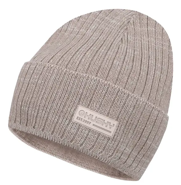 Husky  Mermel grey, S-M Unisex merino čiapka