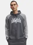 Men's Under Armour UA Rival Flc CB Hood-GRY - Men's Sweatshirt