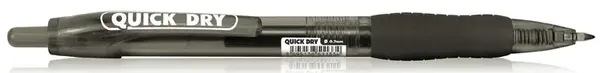 Gelové pero kus QUICK DRY - black, černá