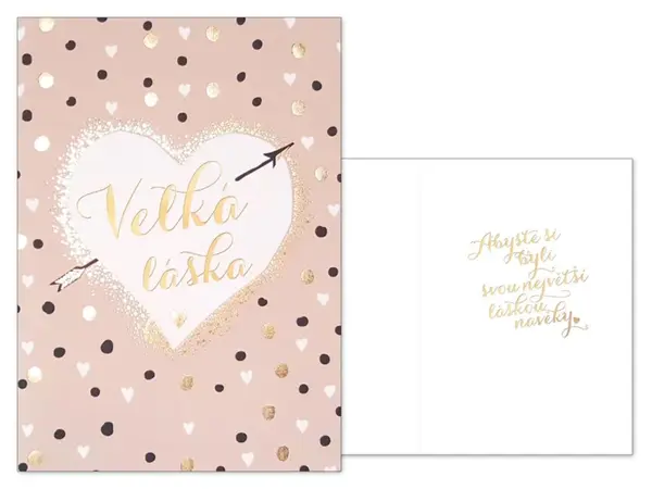 Přání srdečné M77-005 V