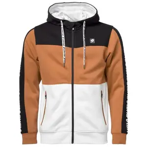 Lotto ZITAN Pánská celorozepínací mikina, hnědá, velikost