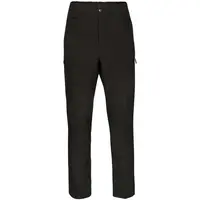 ALPINE PRO DEN Pánské softshellové kalhoty, černá, velikost