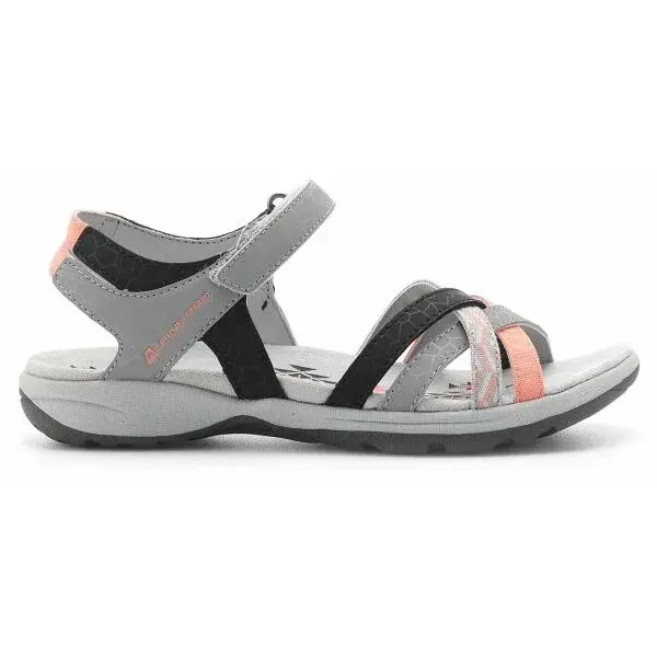 ALPINE PRO NIAWA Dámske sandále, sivá, veľkosť
