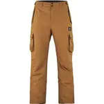 Bula LIFTIE Pánske zateplené lyžiarske nohavice, hnedá, veľkosť