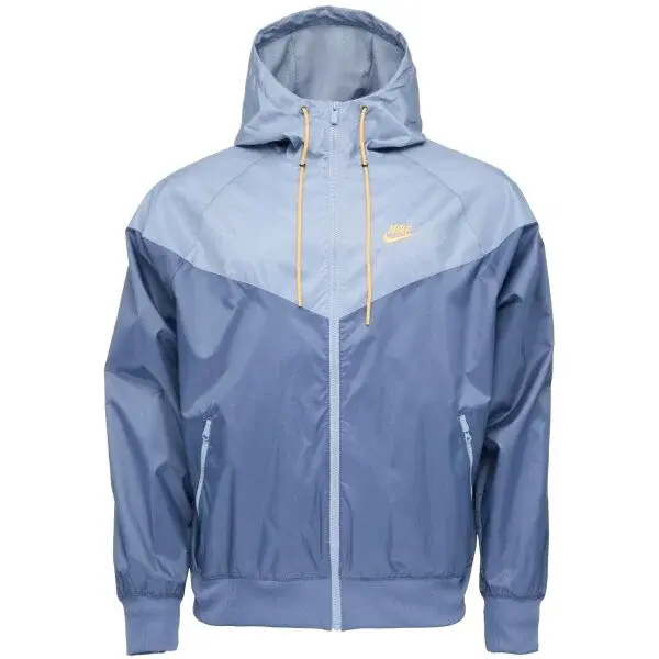 Nike HERITAGE ESSENTIALS WINDRUNNER Pánska bunda, modrá, veľkosť XXL