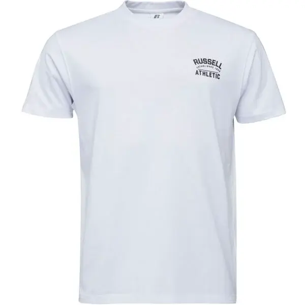 Russell Athletic T-SHIRT Pánske tričko, biela, veľkosť