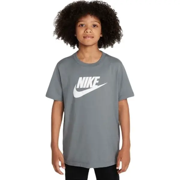 Nike SPORTSWEAR TEE FUTURA Detské tričko, sivá, veľkosť