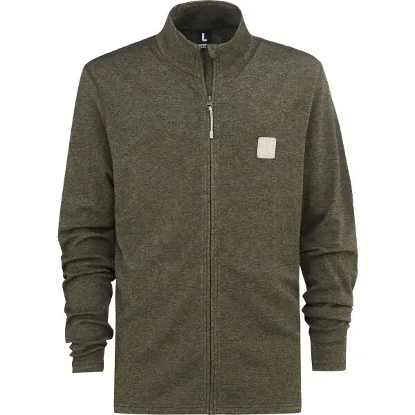 Bula CHECK Ľahká pánska mikina, khaki, veľkosť