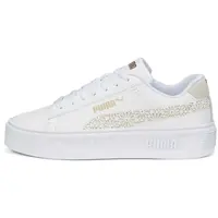 Puma SMASH PLATFORM V3 LASER CUT Dámske tenisky, biela, veľkosť 38.5