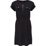 Willard ELVENA Dámske plátené šaty, čierna, veľkosť