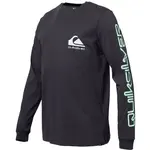 Quiksilver OMNI LOGO LS Pánske tričko, čierna, veľkosť