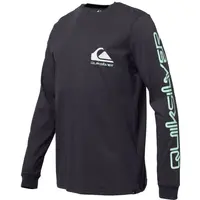 Quiksilver OMNI LOGO LS Pánske tričko, čierna, veľkosť