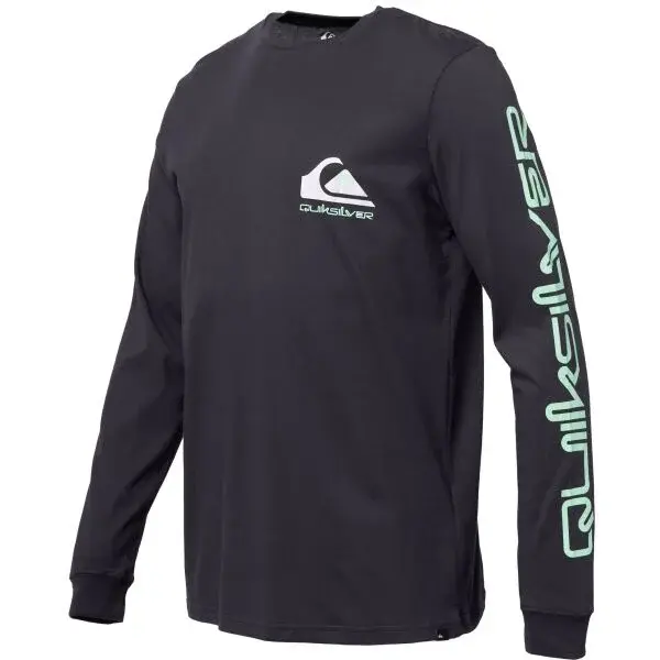 Quiksilver OMNI LOGO LS Pánske tričko, čierna, veľkosť