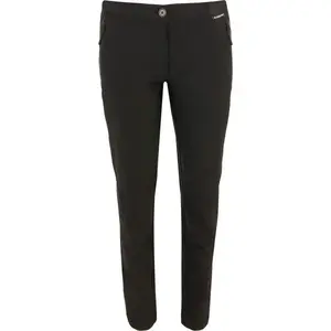 ALPINE PRO HEWA Dámske softshellové nohavice, čierna, veľkosť