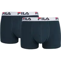 Fila MAN BOXERS 2 PACK Pánske boxerky, tmavo modrá, veľkosť XXL