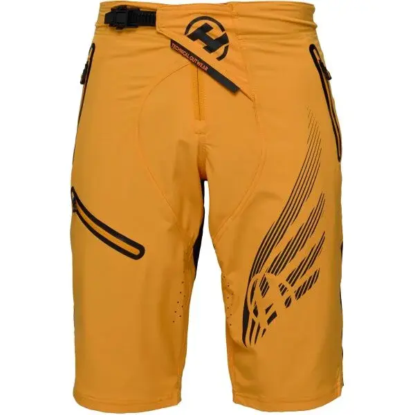 HAVEN ENERGIZER Pánske cyklistické kraťasy, oranžová, veľkosť