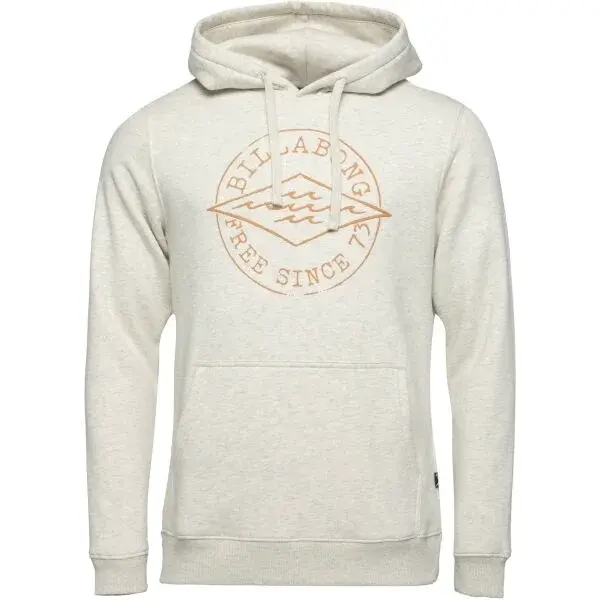 Billabong BIG DAVE PO Pánska mikina, biela, veľkosť