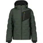 ICEPEAK DICKINSON Pánska lyžiarska bunda, tmavo zelená, veľkosť
