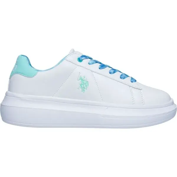 U.S. POLO ASSN. HELIS Dievčenská voľnočasová obuv, biela, veľkosť