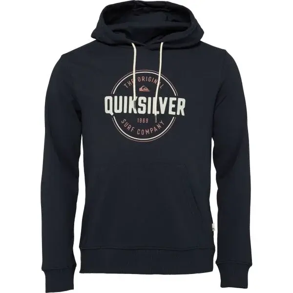 Quiksilver CIRCLE UP Pánska mikina, tmavo modrá, veľkosť