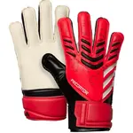 adidas PREDATOR TRAINING J Chlapčenské brankárske rukavice, červená, veľkosť