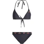 adidas TRIANGLE BIKINI Dámske dvojdielne plavky, tmavo sivá, veľkosť